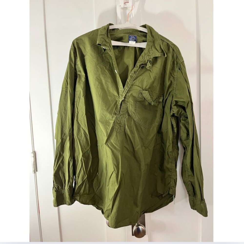 Post O'alls Olive Green Pullover